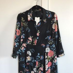 ZARA Floral Maxi Dress